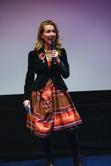 Welcoming the audience — Lonely Fans global screening tour